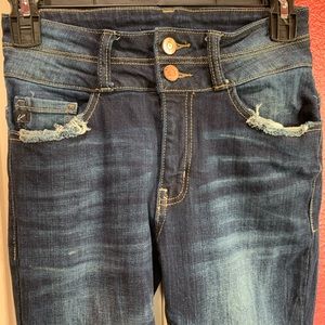 EUC kancan high rise skinny ankle jeans